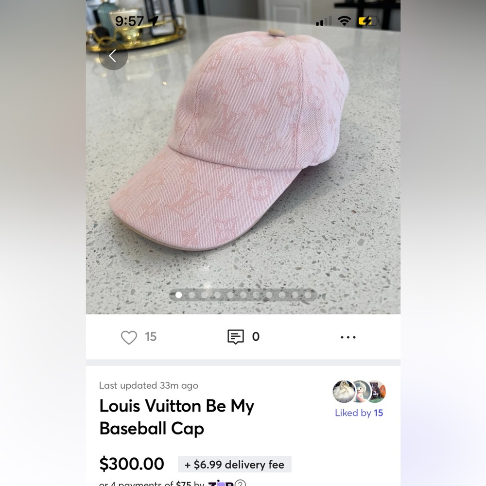 SOLD- Louis Vuitton Be My Cap size Large - Picture 12 of 12